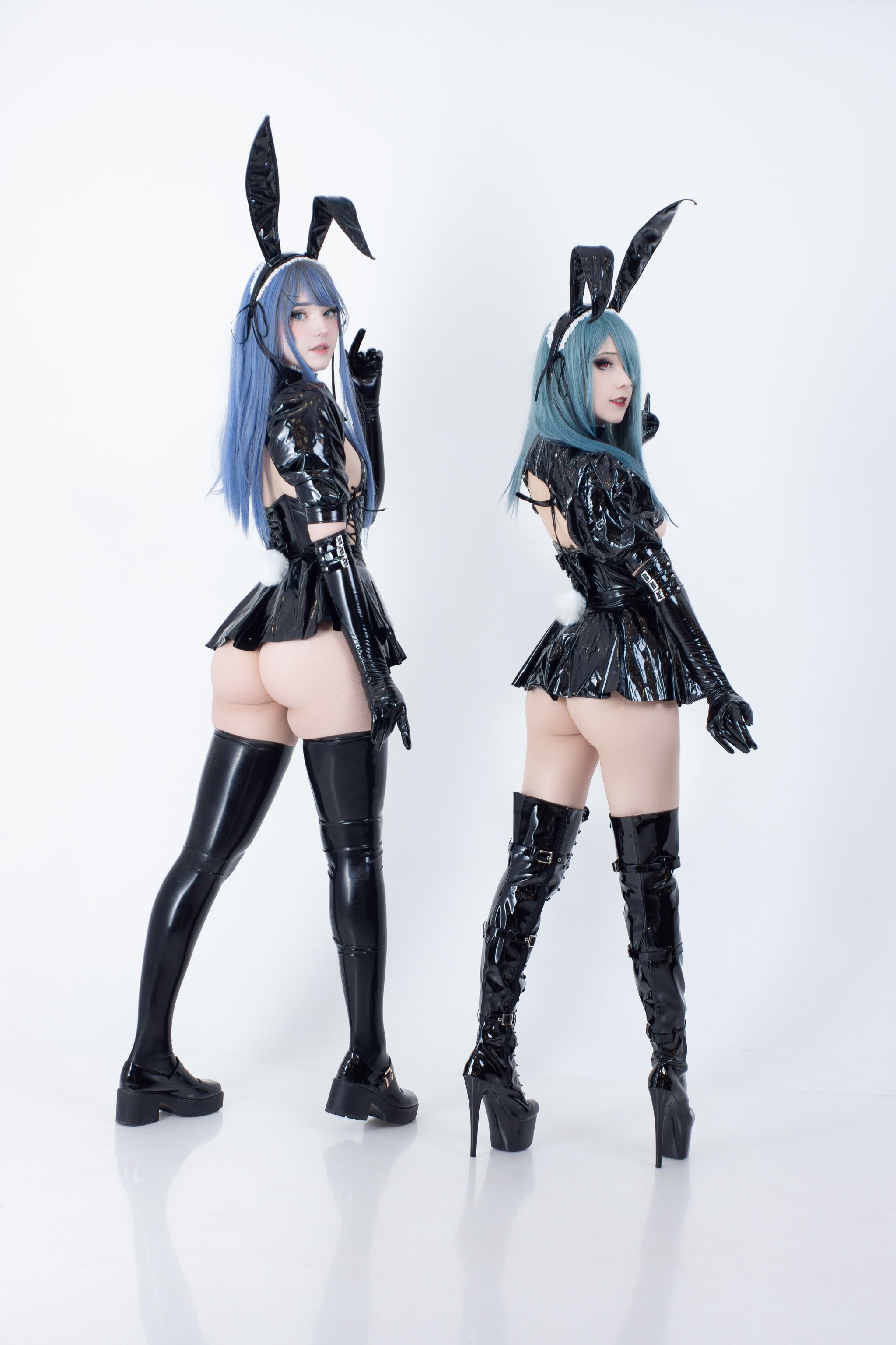 Candy Ball - NO.011 Latex Bunny Twins [57P10V]-XikXak